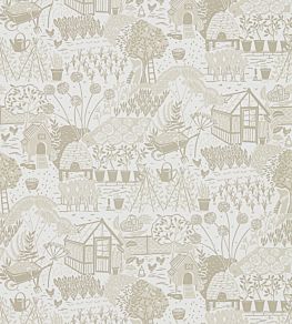 The Allotment Wallpaper by Sanderson Linen