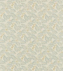 Box Hill Fabric by Sanderson Eau De Nil/Linen