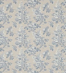 Sorilla Damask Fabric by Sanderson Delft/Linen