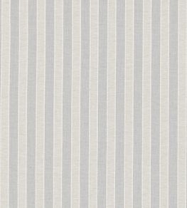 Sorilla Stripe Fabric by Sanderson Silver/Linen