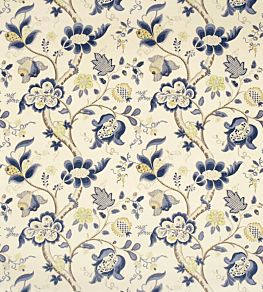 Roslyn Fabric by Sanderson Indigo/Gold