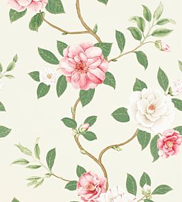 Christabel Wallpaper by Sanderson Coral/Ivory