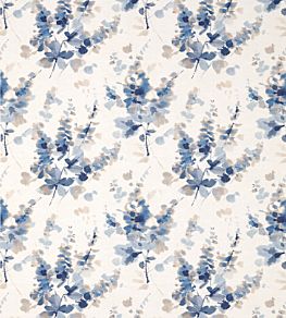 Delphiniums Fabric by Sanderson Indigo