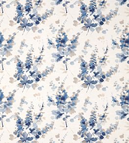 Delphiniums Fabric by Sanderson Indigo