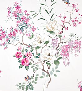 Magnolia & Blossom Fabric by Sanderson Blossom/Leaf