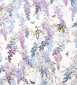 Wisteria Falls Fabric by Sanderson Amethyst