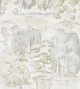 Waterperry Wallpaper by Sanderson Ivory/Stone