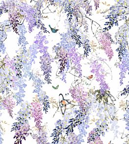 Wisteria Fall Panel A Mural by Sanderson Lilac