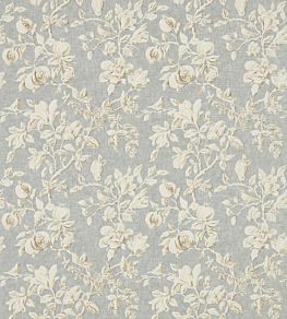 Magnolia & Pomegranate Fabric by Sanderson Grey Blue/Parchment