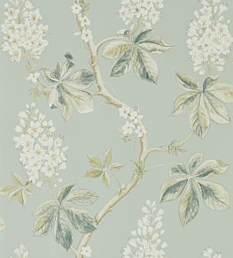 Chestnut Tree Wallpaper by Sanderson Grey Blue/Sage