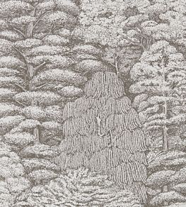 Woodland Toile Wallpaper by Sanderson Ivory/Charcoal