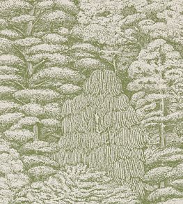 Woodland Toile Wallpaper by Sanderson Cream/Green