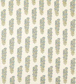 Sanganeri Block Print Fabric by Zoffany Tempest/Olive