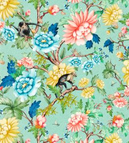 Sapphire Garden Wallpaper by Clarke & Clarke Mineral