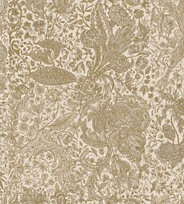 Sarkozi Embroidery Wallpaper by MINDTHEGAP Taupe