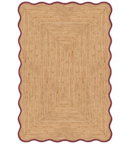 Scallop Rug by Layered Burgundy