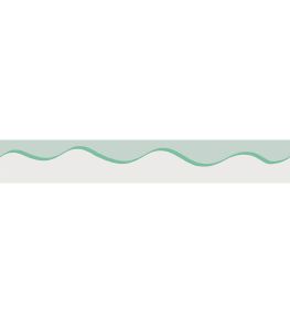 Scroll Border 5cm Wallpaper by Parker & Jules Aqua
