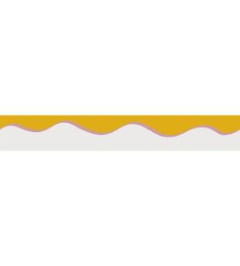 Scroll Border 5cm Wallpaper by Parker & Jules Saffron