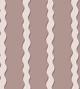 Scroll Stripe Fabric by Parker & Jules Plaster