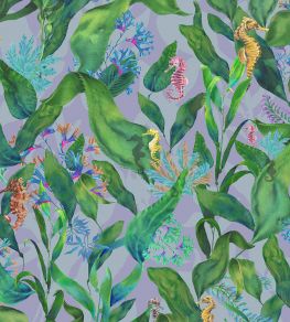 Seahorse Mangrove Wallpaper by Brand McKenzie Spring Green