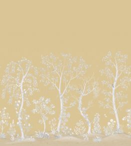 Seasonal Woods Mica Mural by Cole & Son Gold Pearl