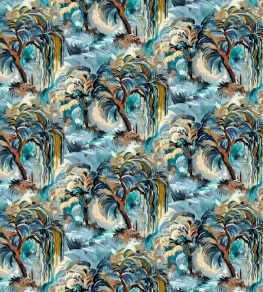 Secret Lagoon Baby Fabric by Arley House Ceru