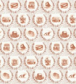 Set The Scene Wallpaper by Christopher Farr Cloth Rust