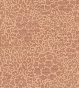 Seventies Floral Wallpaper by Eijffinger Orange/Terracotta