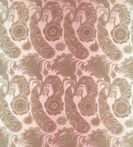Sezincote Damask Fabric by Zoffany Tuscan Pink