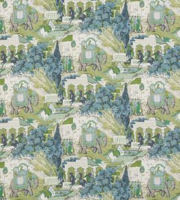 Shalimar Fabric by GP & J Baker Teal