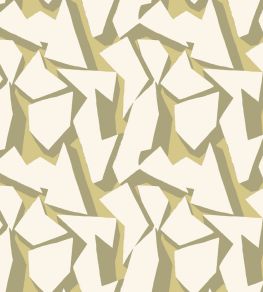 Shatter Wallpaper by Ohpopsi Olive Oil