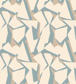 Shatter Wallpaper by Ohpopsi Soft Petrol