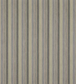 Shepton Stripe Fabric by Mulberry Home Blue