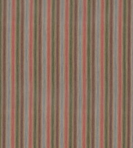 Shepton Stripe Fabric by Mulberry Home Plum/Green