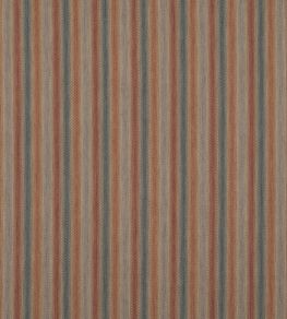 Shepton Stripe Fabric by Mulberry Home Red/Blue