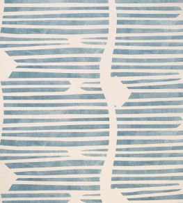 Shorelines Wallpaper by Christopher Farr Cloth Cobalt