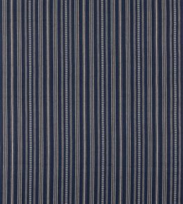 Signal Stripe Fabric by Mulberry Home Indigo