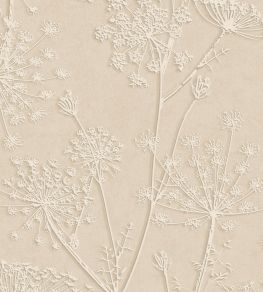 Silhouette Flowers Wallpaper by Eijffinger Beige/Sand