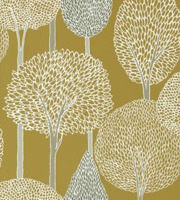 Silhouette Wallpaper by Harlequin Ochre/Taupe