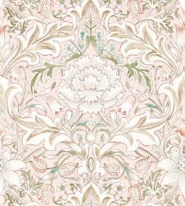 Simply Severn Wallpaper by Morris & Co Cochineal / Willow