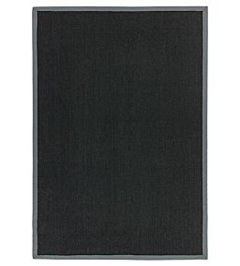 Sisal Rug by Asiatic Black, Grey