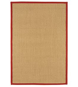 Sisal Rug by Asiatic Linen, Red