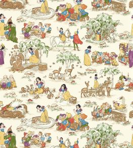 Snow White Wallpaper by Sanderson Whipped Cream