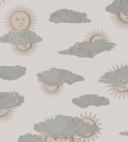 Soli e Nuvole Wallpaper by Cole & Son Beige & Soft Gold