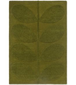 Solid Stem Rug by Orla Kiely Fern