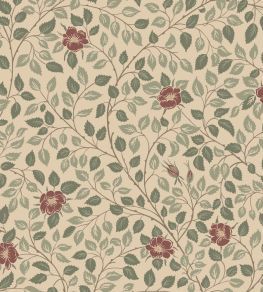 Solliden Wallpaper by Sandberg Burgundy