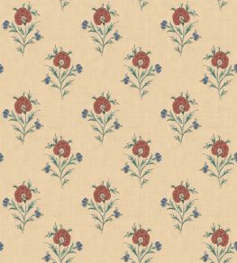 Somerton Wallpaper by Mulberry Home Red/Green