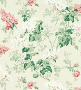 Sommerville Wallpaper by Sanderson Blush/Grey Birch