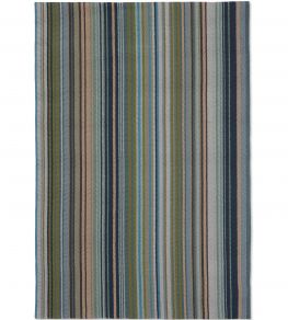 Spectro Stripes Rug by Harlequin Emerald/Marine/Rust