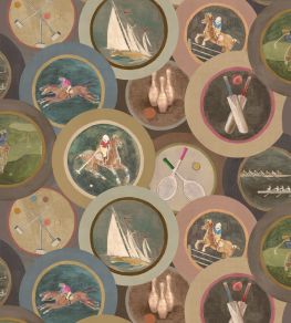 Sporting Life Wallpaper by Mulberry Home Woodsmoke